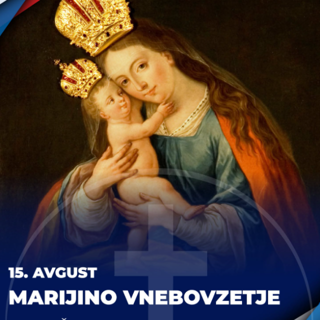 VOŠČILO ob prazniku Marijinega vnebovzetja (15. avgust)