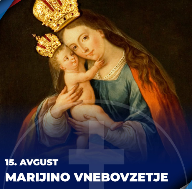 VOŠČILO ob prazniku Marijinega vnebovzetja (15. avgust)